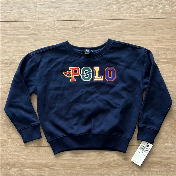 Polo Ralph Lauren Navy Polo Logo Sweatshirt - Picture 1 of 4